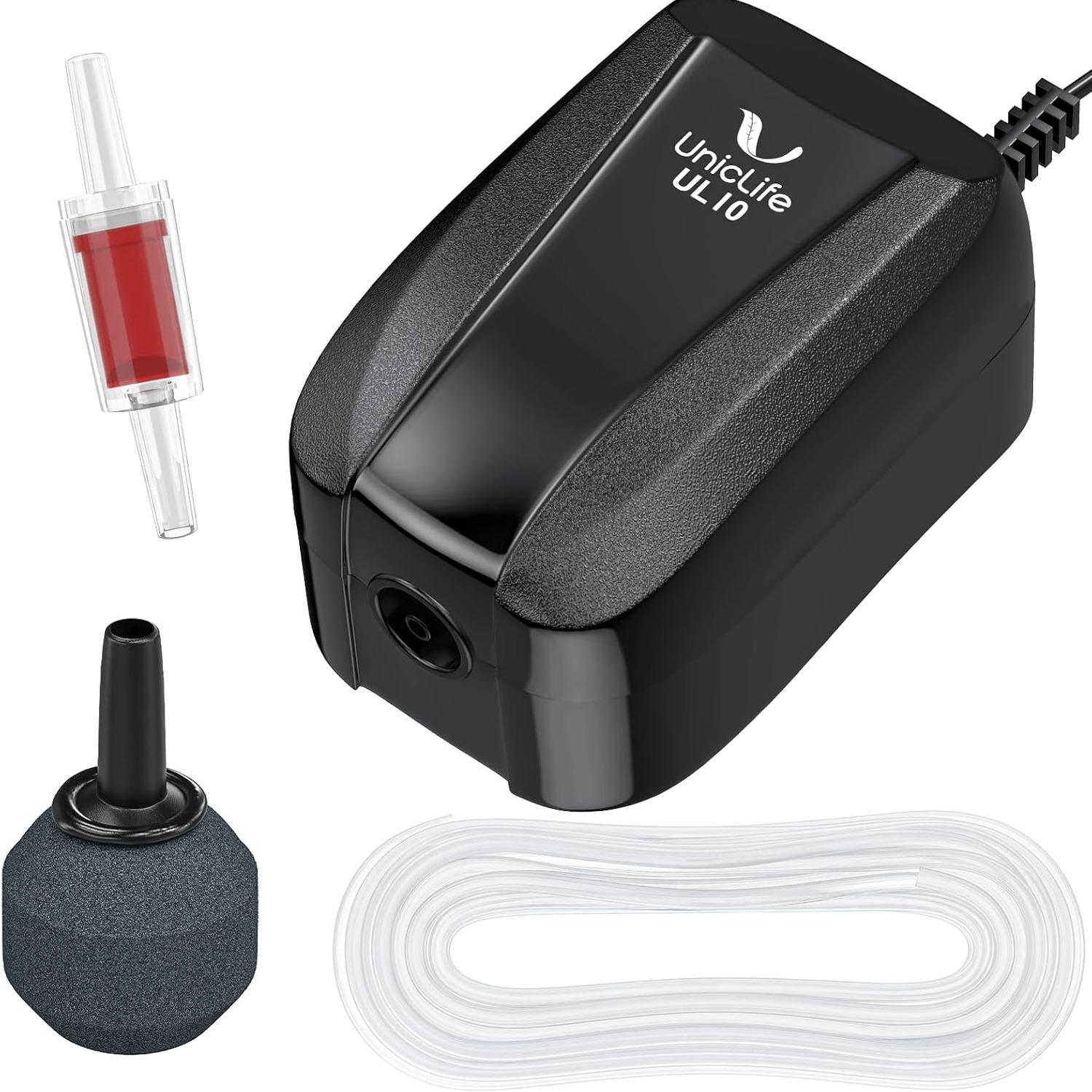 Uniclife Dual Outlet Aquarium Air Pump with Air Stones, Tubing and Check Valves: image 9