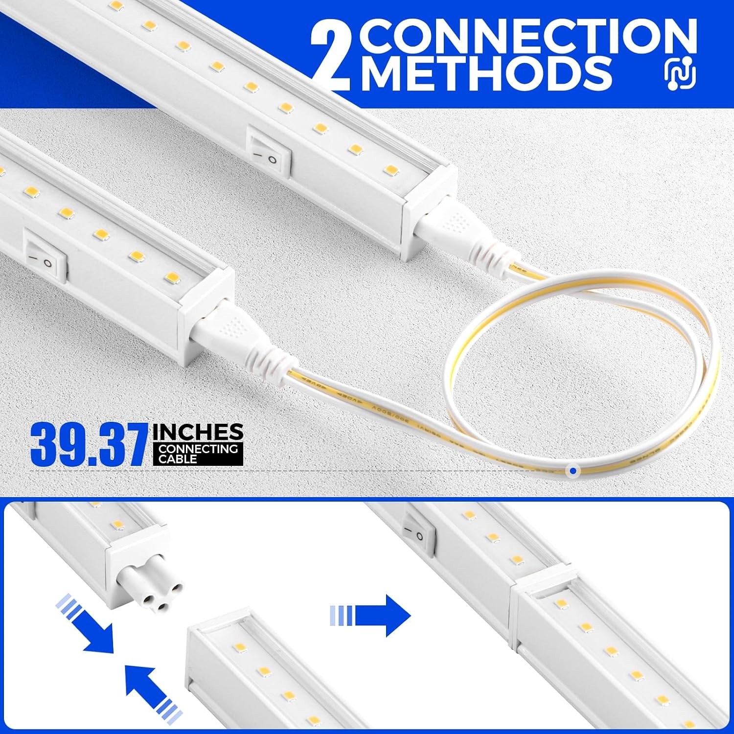 Barrina T5 LED Grow Light Bars, 1ft Full Spectrum 5000K, 4 Pack: image 8