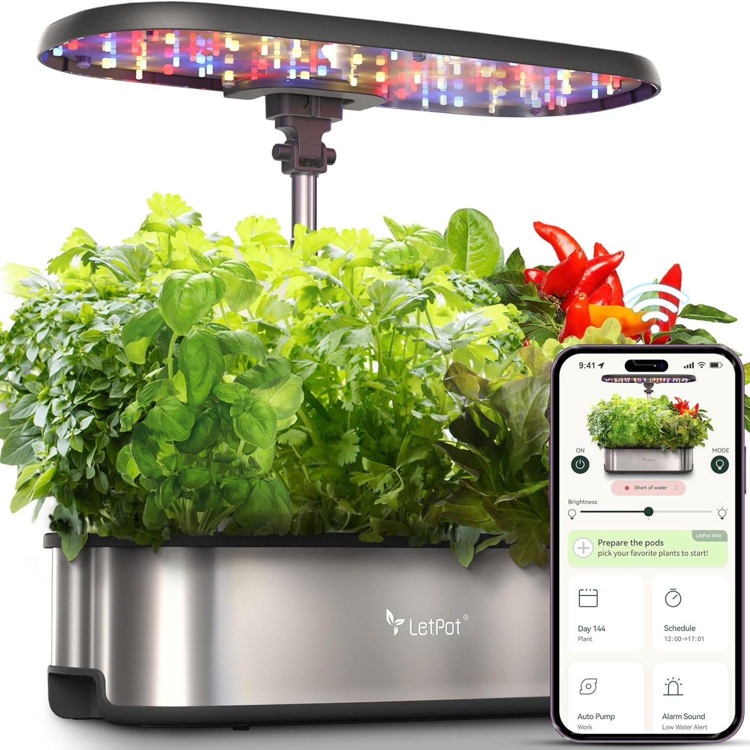 LETPOT LPH-SE 12-Pod Smart Hydroponic Indoor Garden
