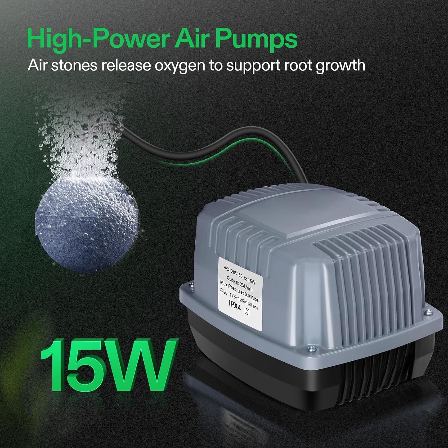 VIVOSUN DWC Hydroponics Grow System with Top Drip Kit, 4 Buckets: image 4