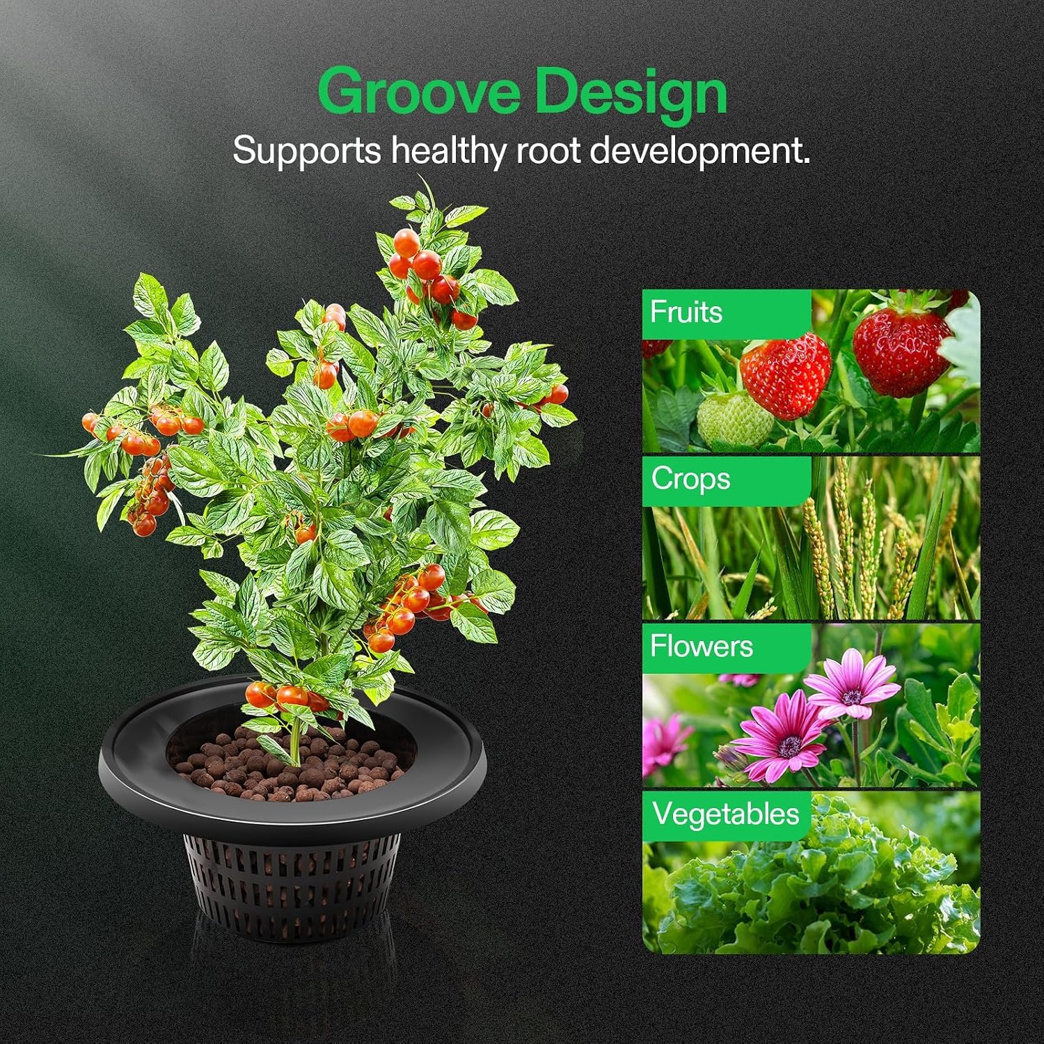 VIVOSUN DWC Hydroponics Grow System with Top Drip Kit, 4 Buckets: image 7
