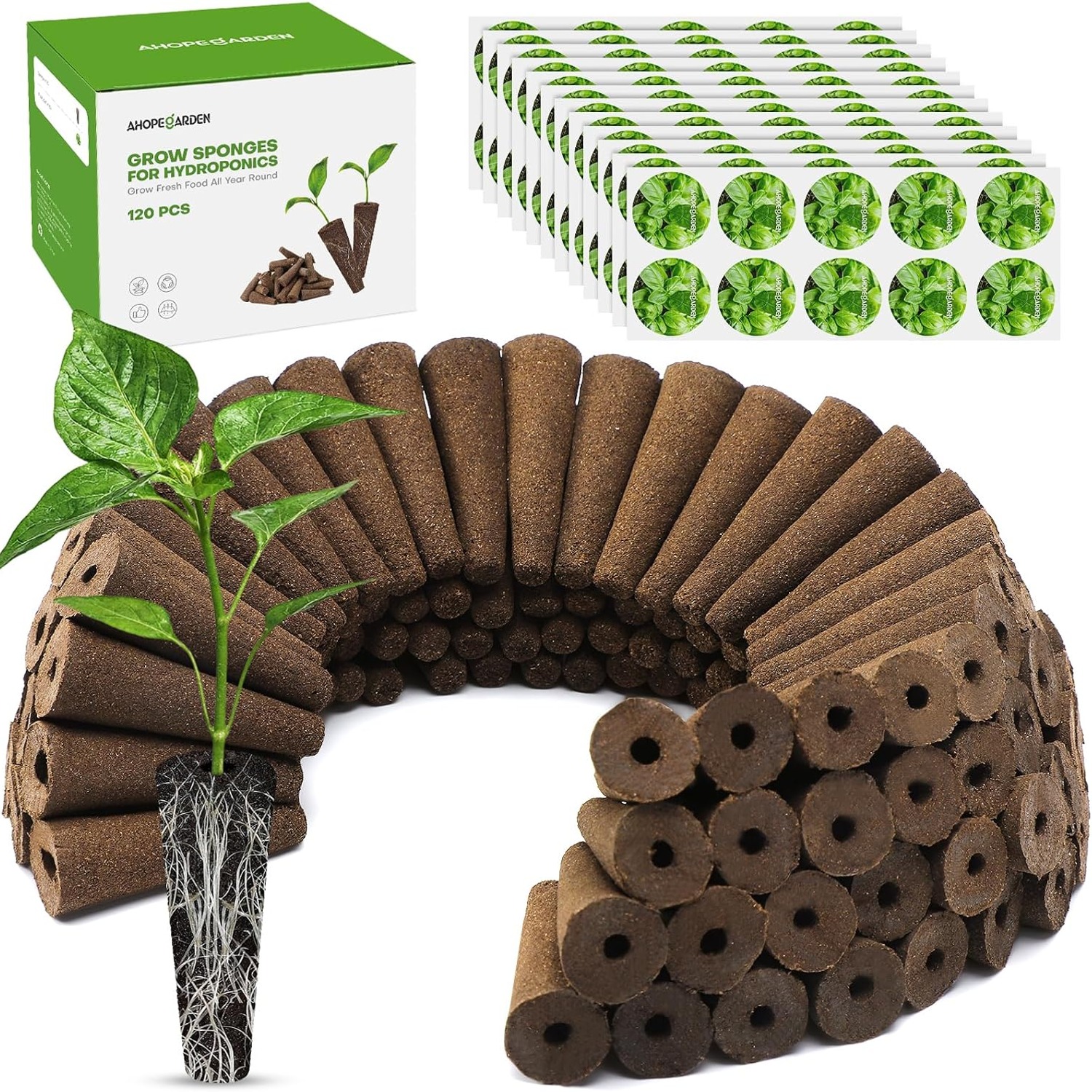 Ahopegarden 800ml A&B Hydroponic Nutrients: image 2