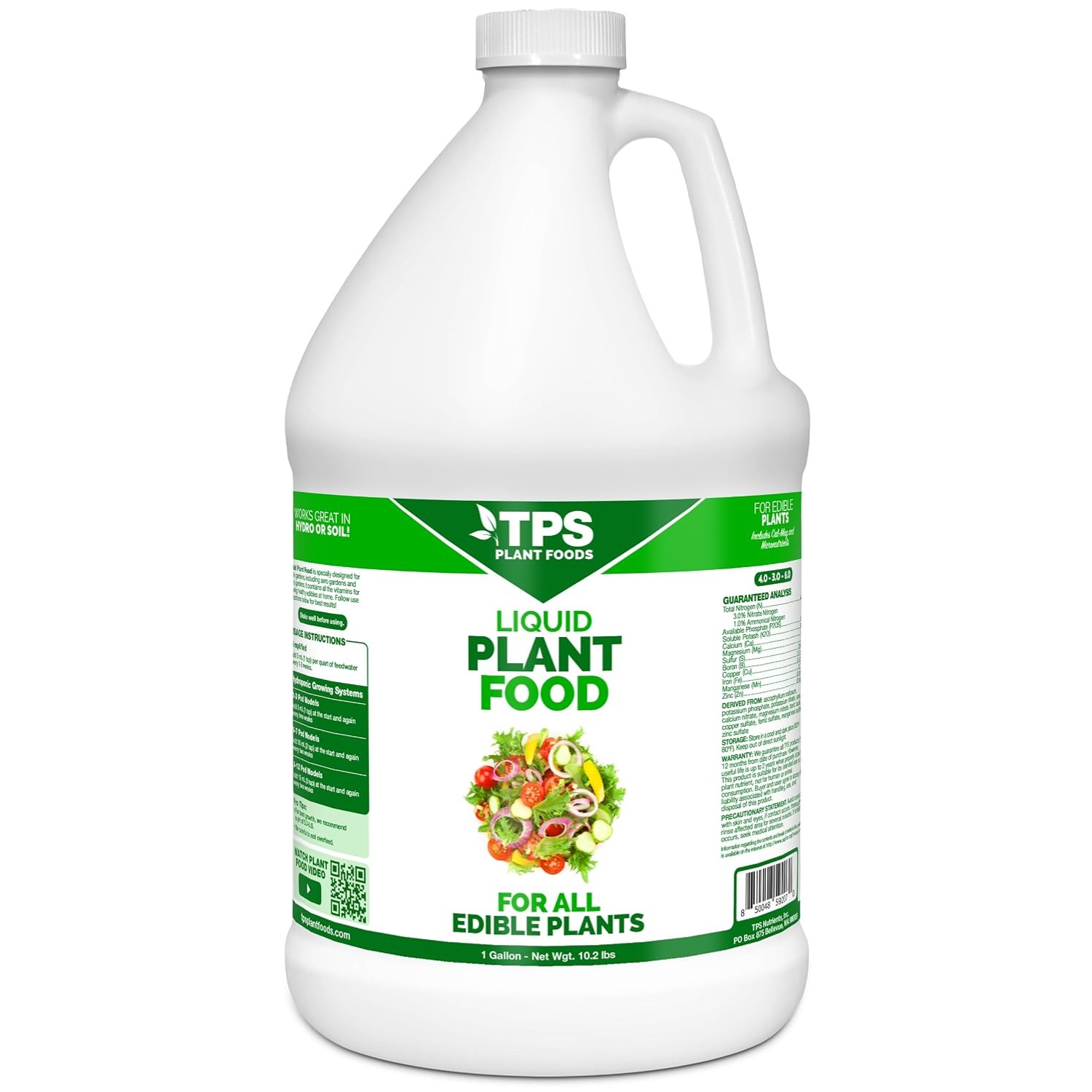 Liquid Plant Food for Hydroponic Systems 32 oz: image 2