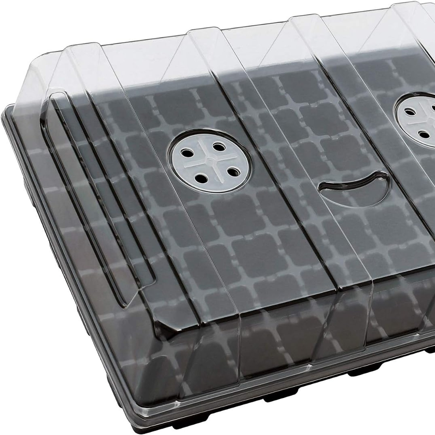 Gardzen 5-Set Seed Starter Tray Kit with Vented Domes (200 Cells): image 10